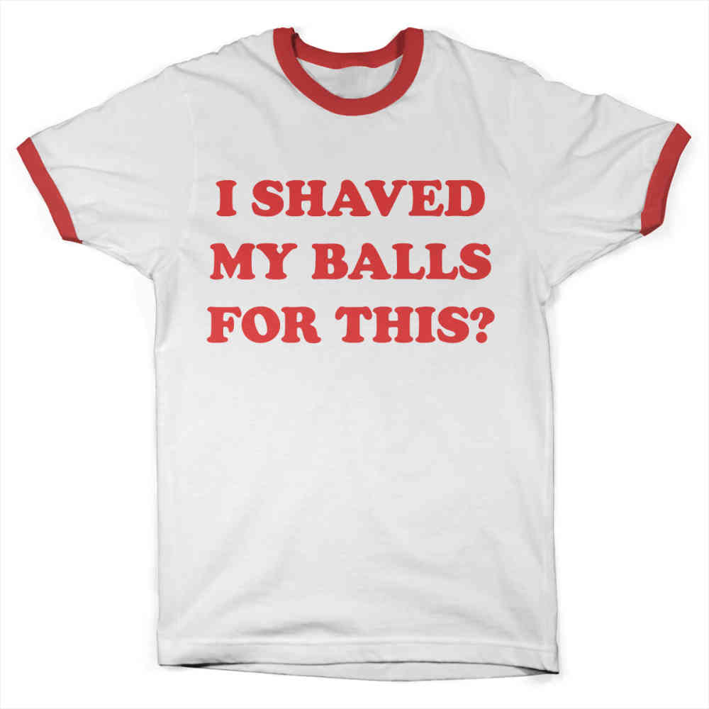 DC Comics Harley Quinn - Birds Of Prey - I Shaved My Balls For This Herren T-Shirt - Weiß